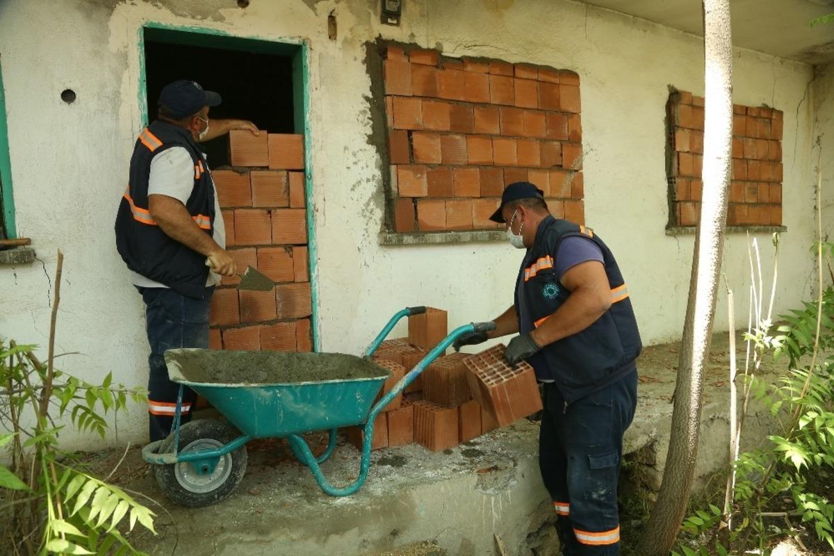 Odunpazarı&rsquo;ndaki metruk yapılarda g&uuml;venlik tedbirleri