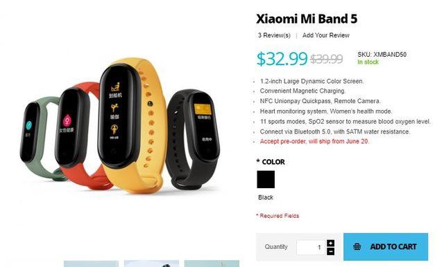 Xiaomi Mi Band 5 fiyatı