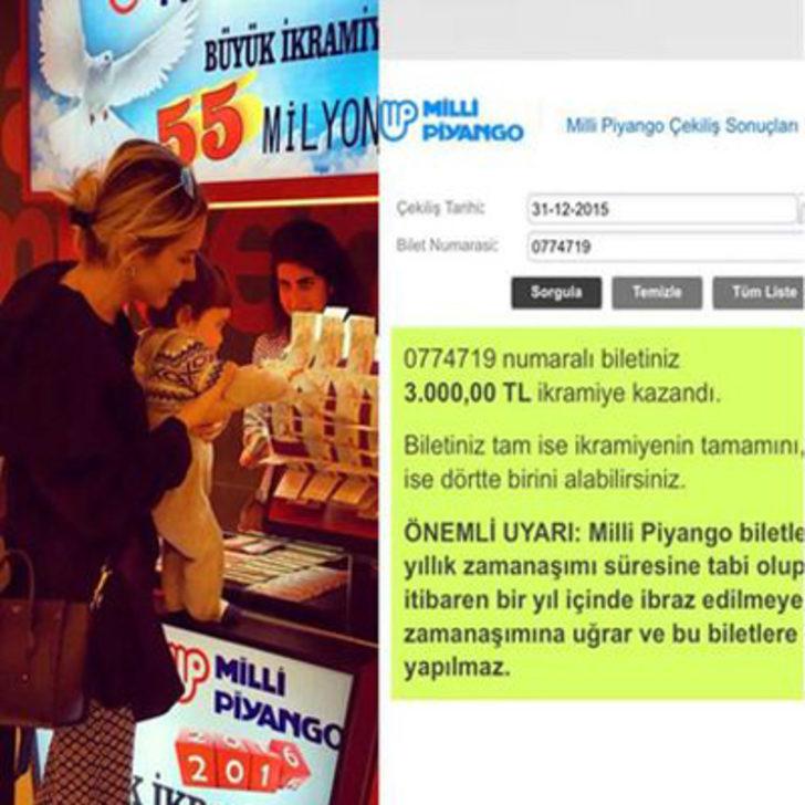 Ece Erken'e piyango vurdu G2