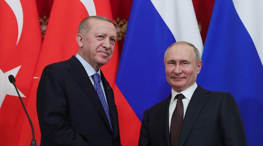 Cumhurbaşkanı Erdoğan, Putin ile telefonda g&ouml;r&uuml;şt&uuml;