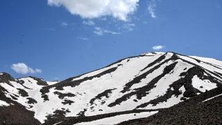 Antalya'da haziran ayında kar manzaraları
