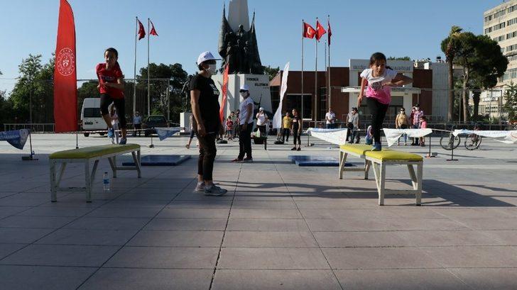 Çocuk ve gençler için spor parkuru düzenlendi G5