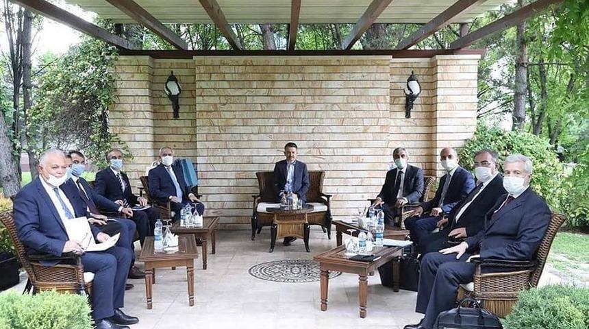 Kilis heyeti Bakan Pakdemirli ile g&ouml;r&uuml;şt&uuml;