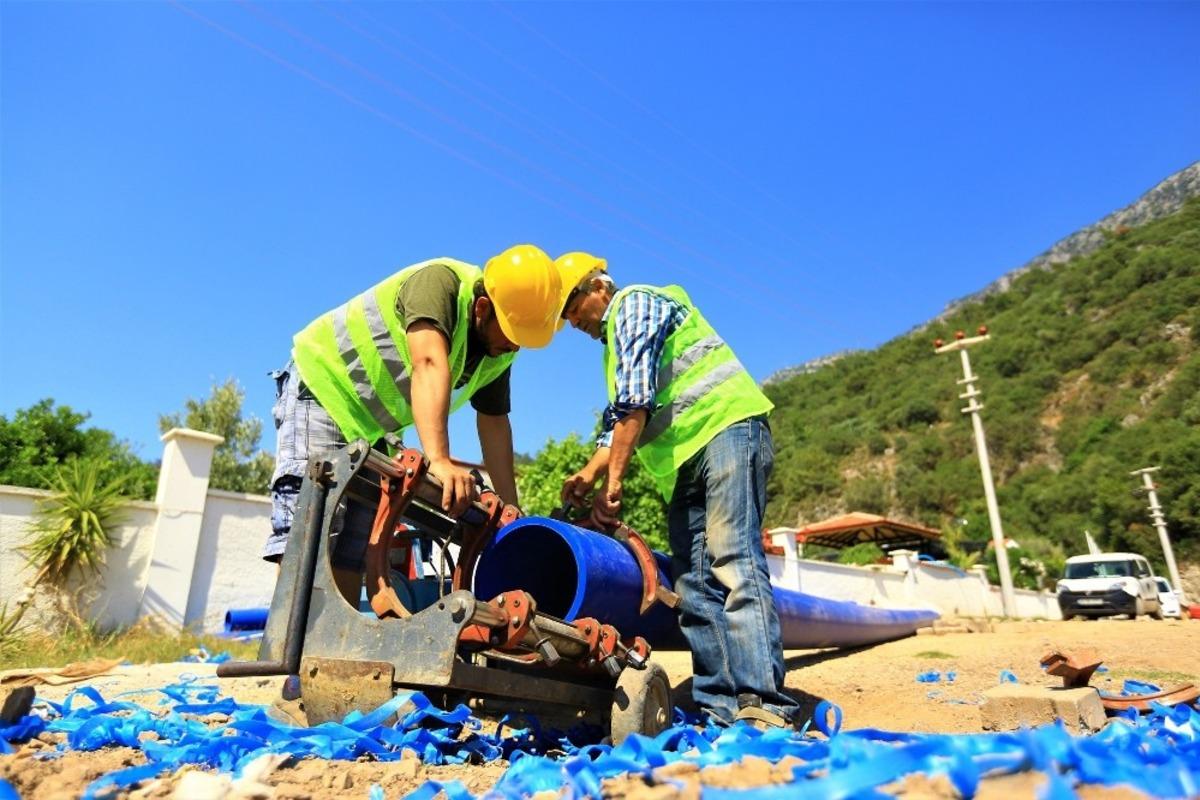 &Ouml;l&uuml;deniz i&ccedil;me suyu &ccedil;alışmalarında sona yaklaşıldı
