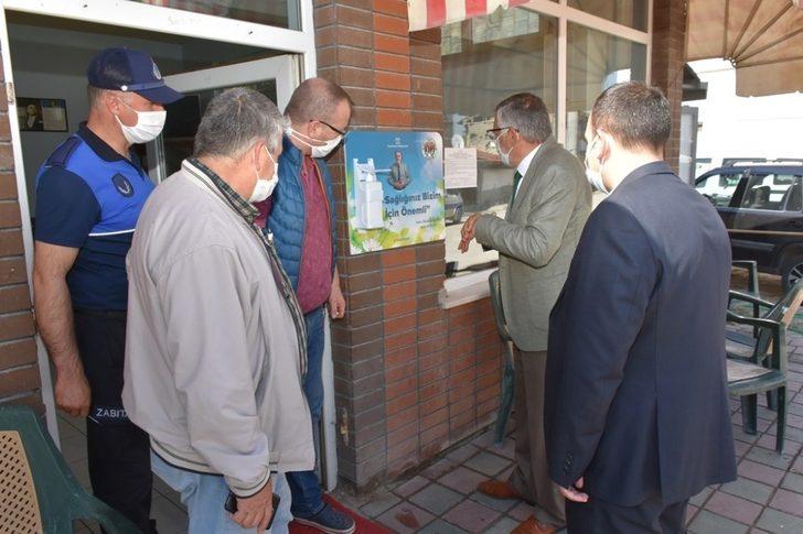 İnönü Belediyesi esnafa dezenfektan dağıttı G2