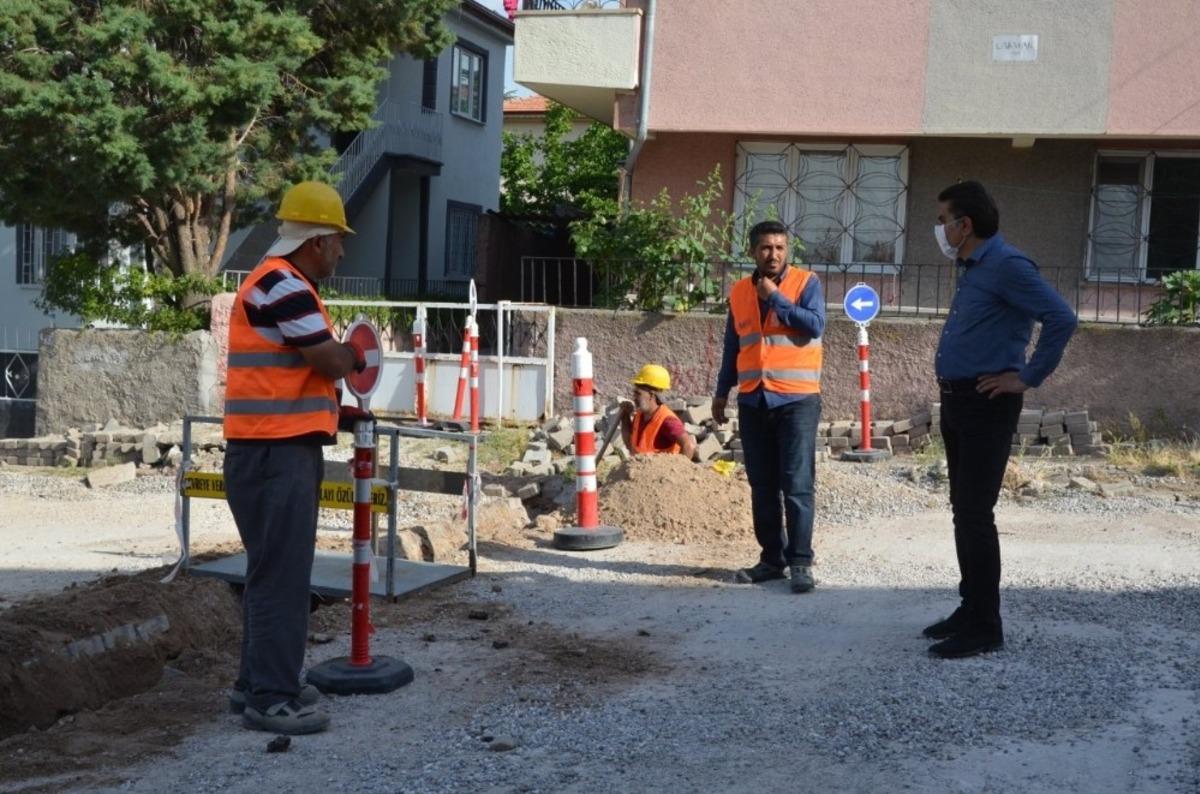 G&uuml;lşehir&rsquo;de doğalgaz &ccedil;alışmaları başladı
