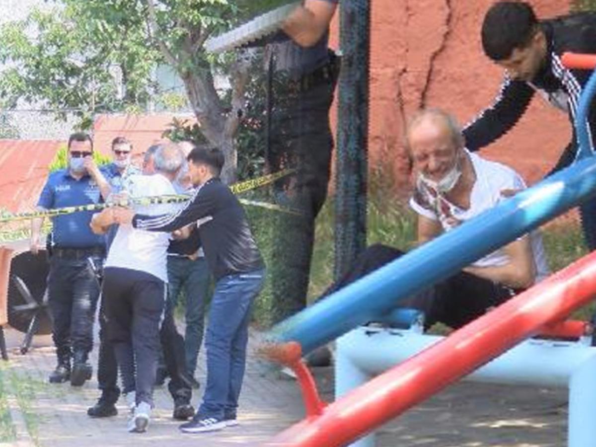 Kahreden an! Olay yerine gelen baba sinir krizi ge&ccedil;irdi