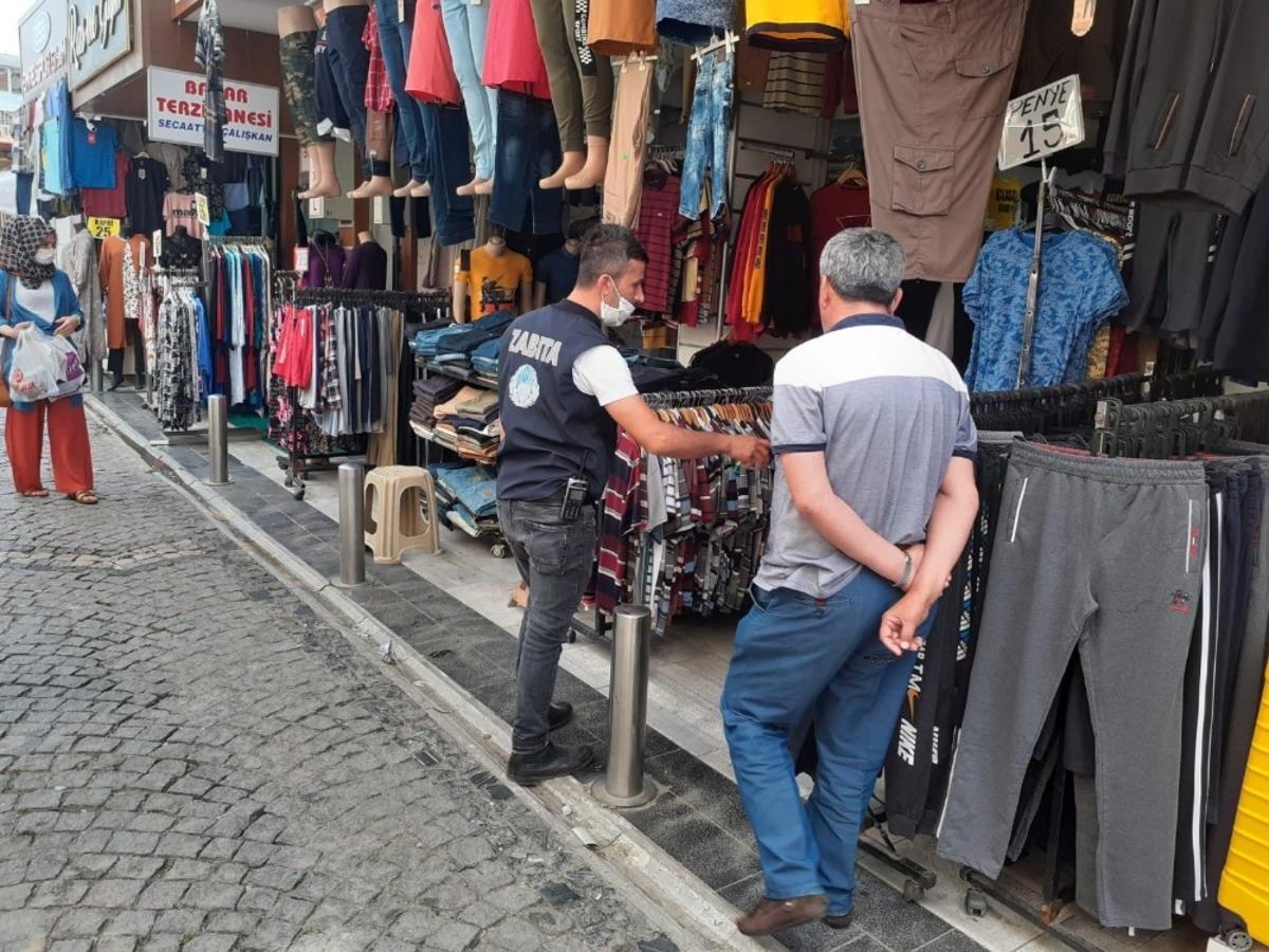 D&uuml;zce Belediyesi kaldırım işgaline karşı uyarı yaptı