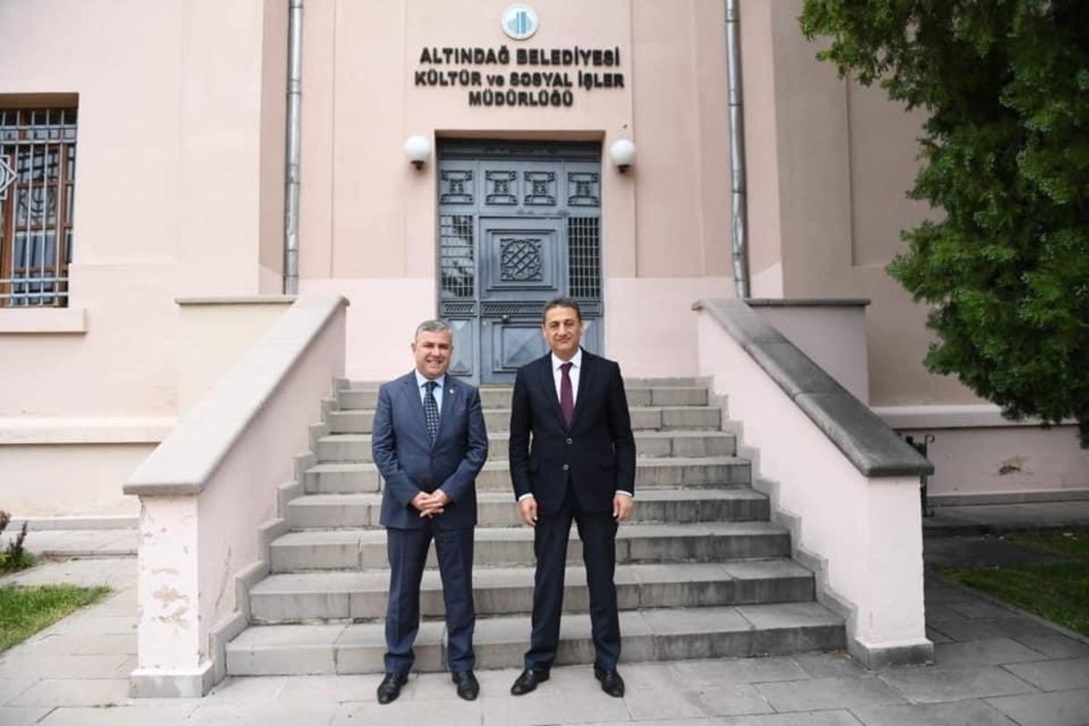 Maviş, yeni Sinop Valisi ile g&ouml;r&uuml;şt&uuml;