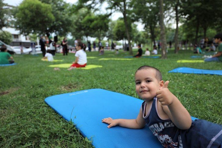 Çocuklar Başiskele sahilinde spor yaptı G3