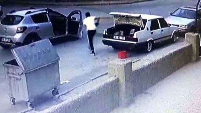 Hırsızın rahatlığı ’Pes’ dedirtti