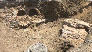 Ortaköy'deki İSKİ çalışmasında rastlandı! Asfaltın altından tarih fışkırdı