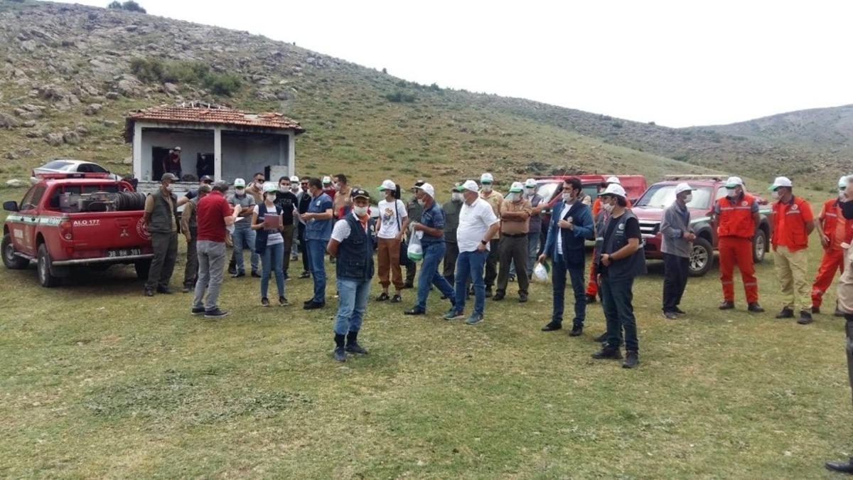 Kayseri&rsquo;de orman yangını tatbikatı