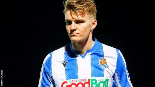 Real Sociedad'dan Martin Odegaard