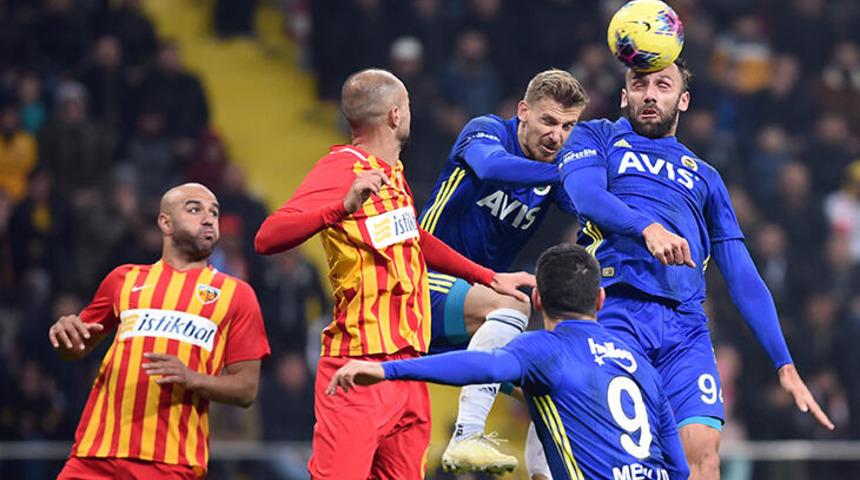 Fenerbahçe - Kayserispor maçı muhtemel 11'lerİ