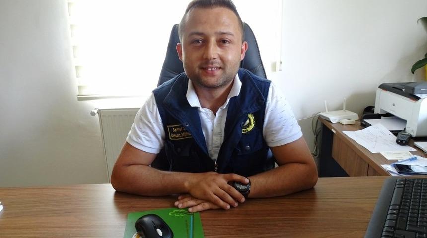 Yeni Orman İşletme Şefi Sayan, göreve başladı