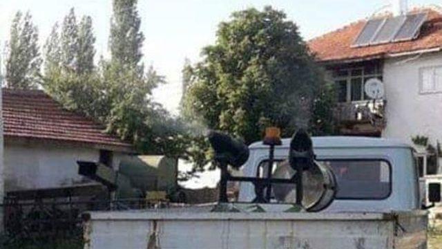 Dumlupınar Belediyesi’nin ilaçlama çalışması