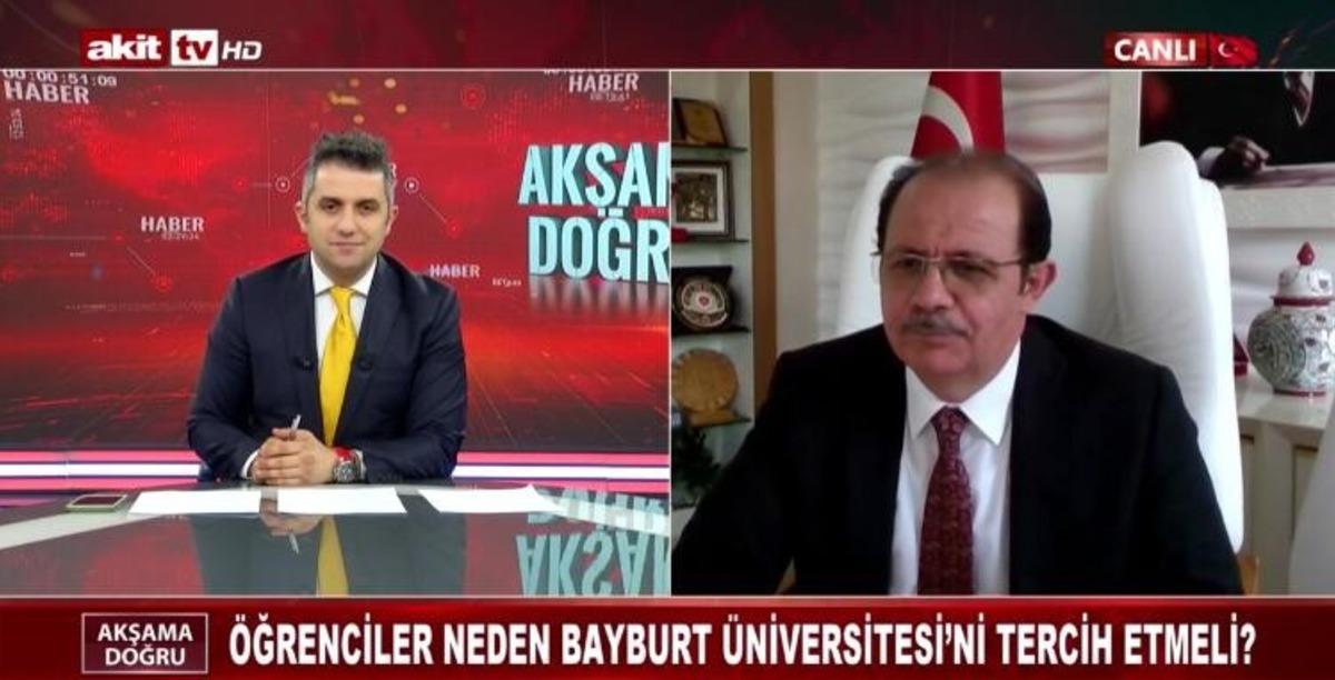 Rekt&ouml;r Coşkun, Akit TV canlı yayınına katıldı