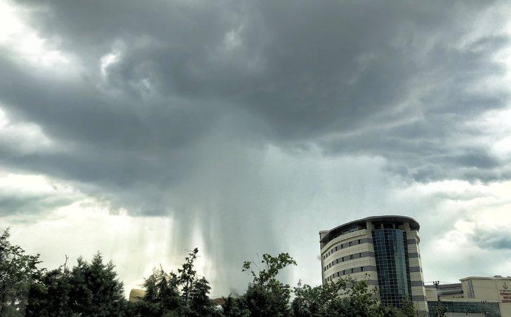 Bursa'da yağmur bulutu şaşkınlığı! Gören telefonuna sarıldı G5