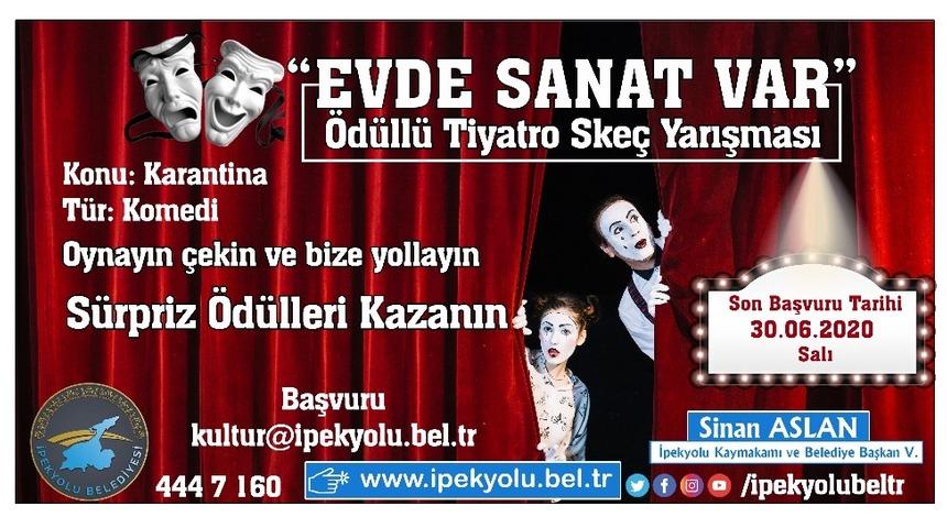 İpekyolu Belediyesinden &ldquo;karantina&rdquo; konulu ske&ccedil; yarışması