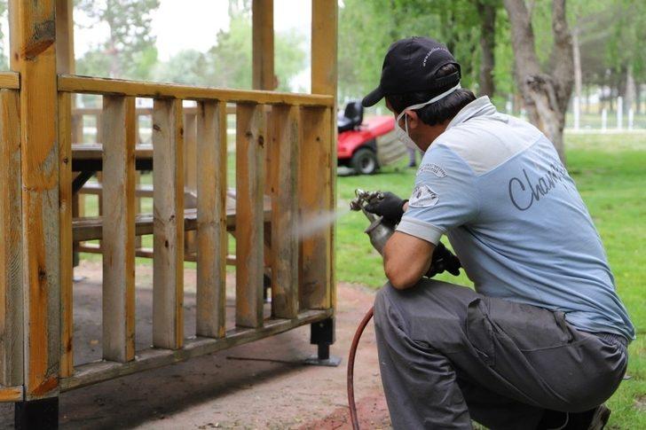 Ekşisu mesire alanında çalışmalar devam ediyor G3