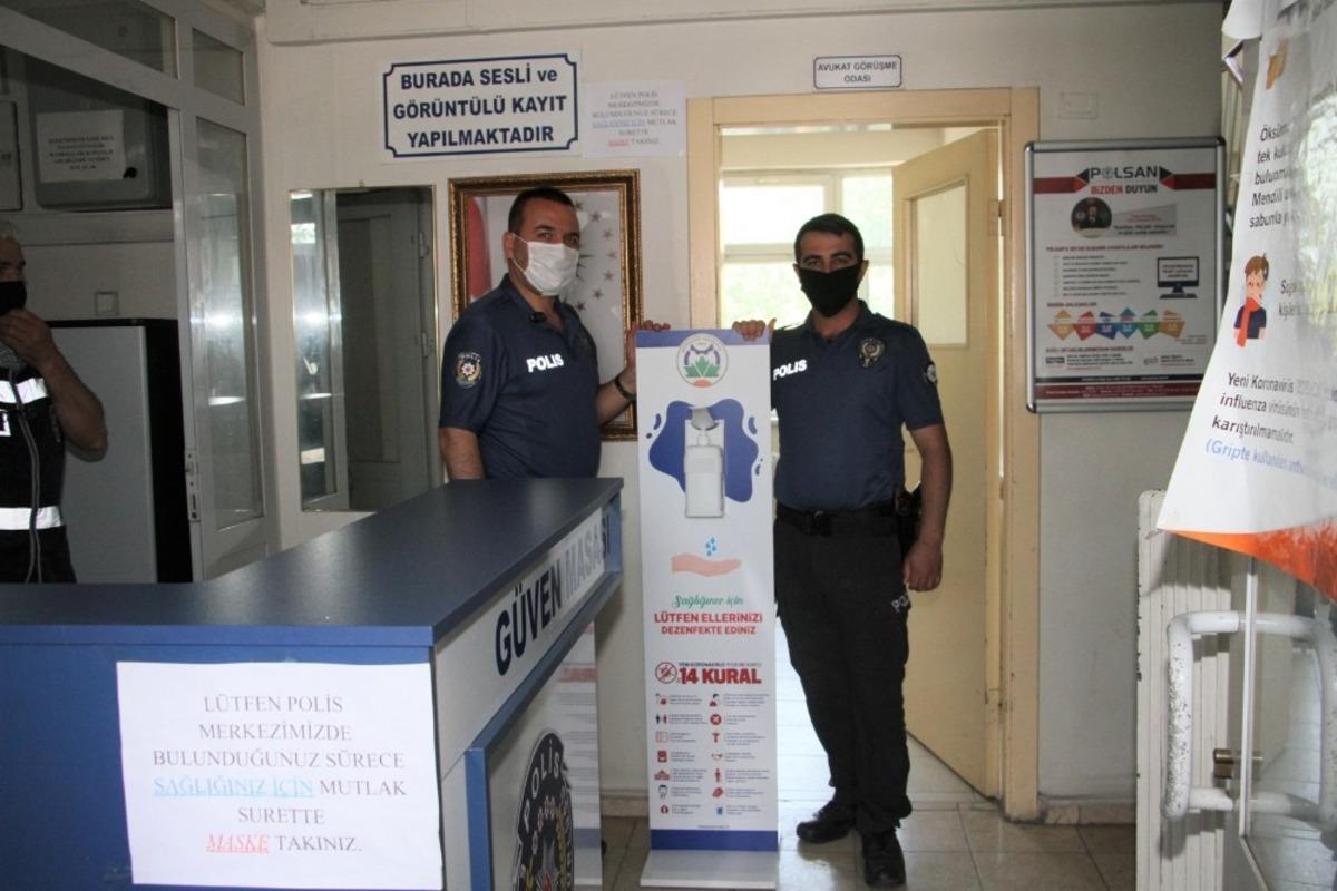 Beypazarı Belediyesinden dezenfekte &uuml;nitesi desteği