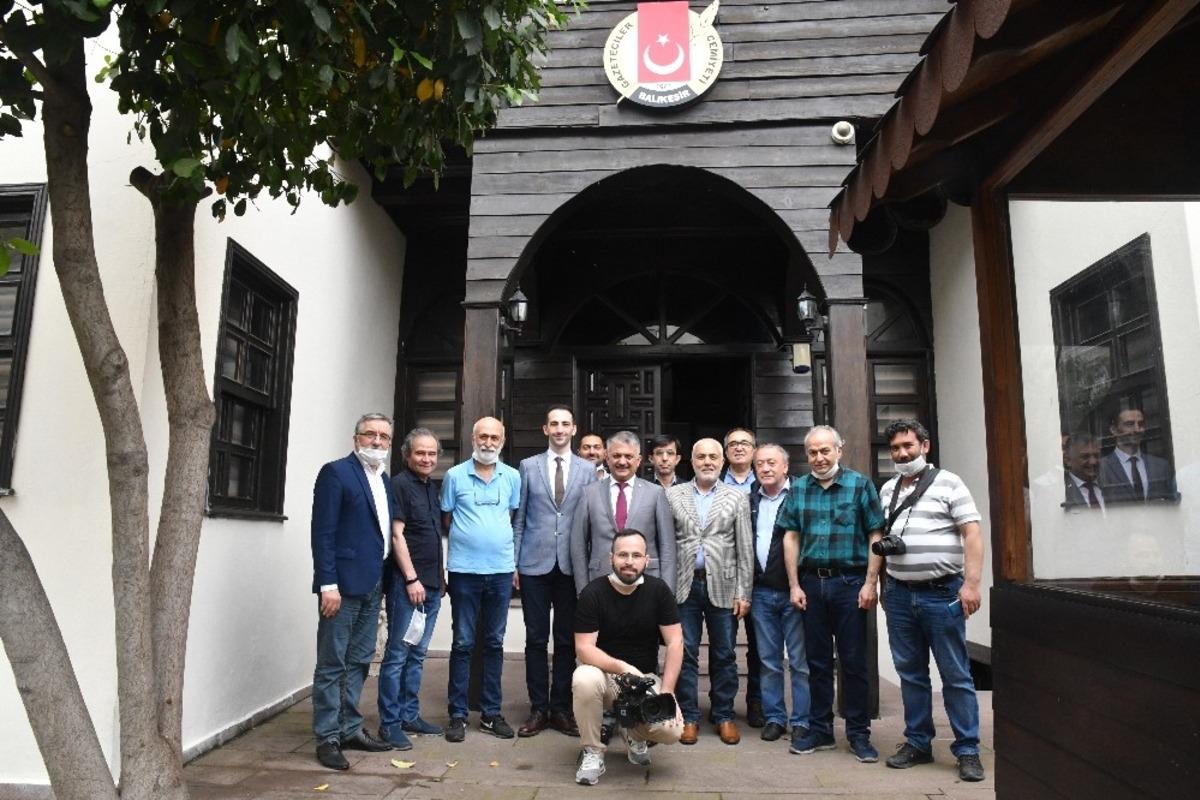 Vali Yazıcı&rsquo;dan Gazeteciler Cemiyeti&rsquo;ne veda ziyareti