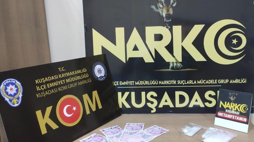 Kuşadası’nda uyuşturucu operasyonu, 3 şüpheli gözaltına alındı