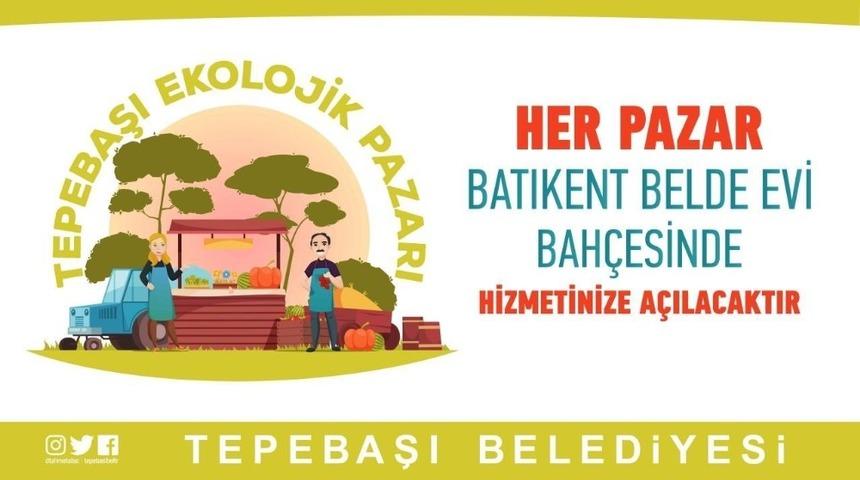Ekolojik Pazar yeni yerinde