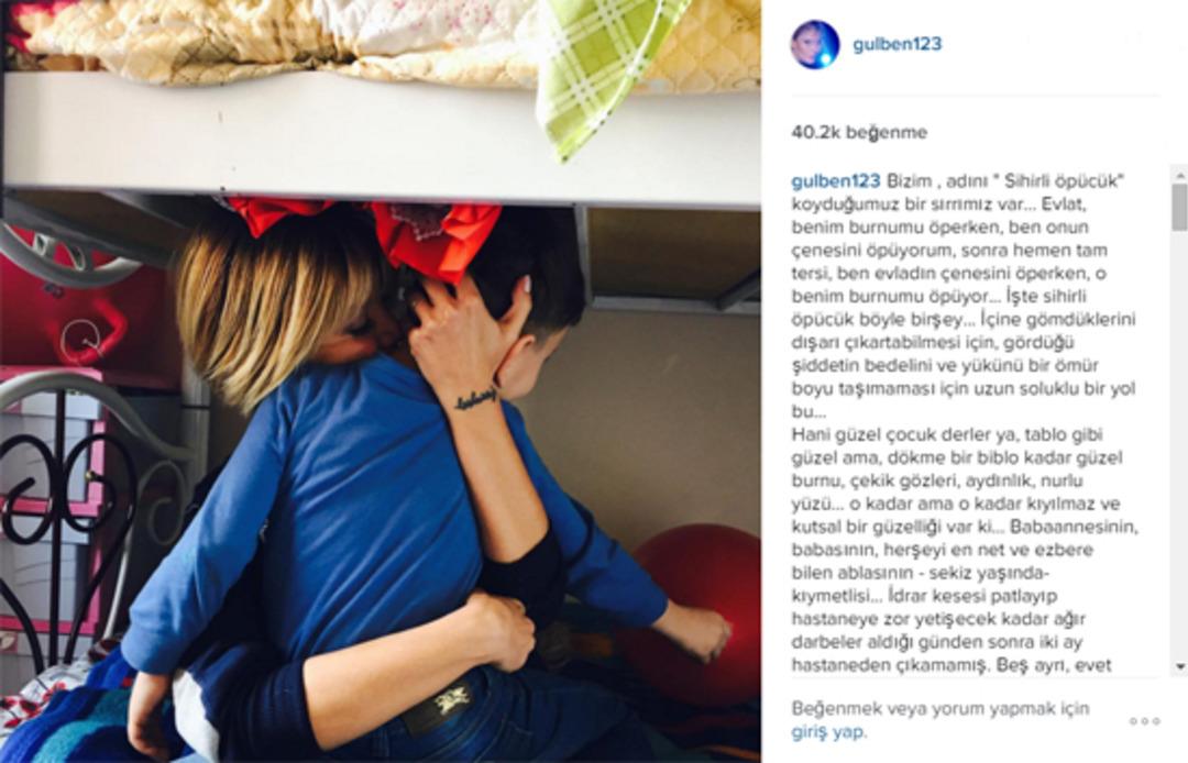 G&uuml;lben Ergen: 'Saklıyor falakaya uzattığı minicik ayaklarını'