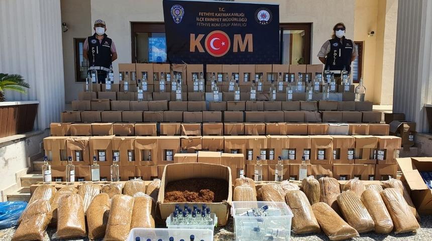 Fethiye&rsquo;de ka&ccedil;ak i&ccedil;ki operasyonu