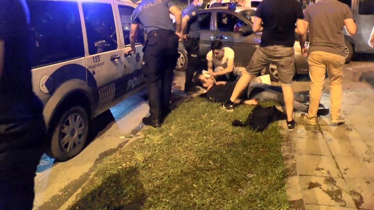 Ma&ccedil;ka Parkı'nda alkol alan iki grup arasında kavga: 2 yaralı