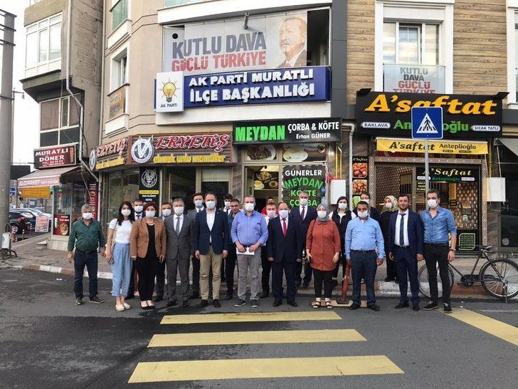 AK Parti Muratlı İlçe Teşkilatı Yönetimi tanıtıldı G3