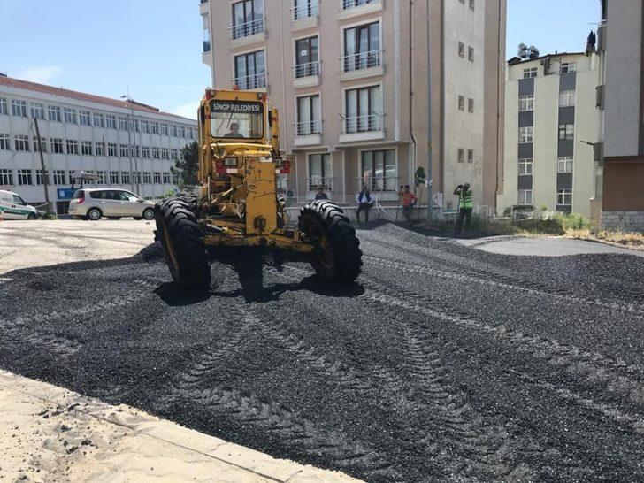 Sinop Belediyesinden asfalt çalışmaları G2