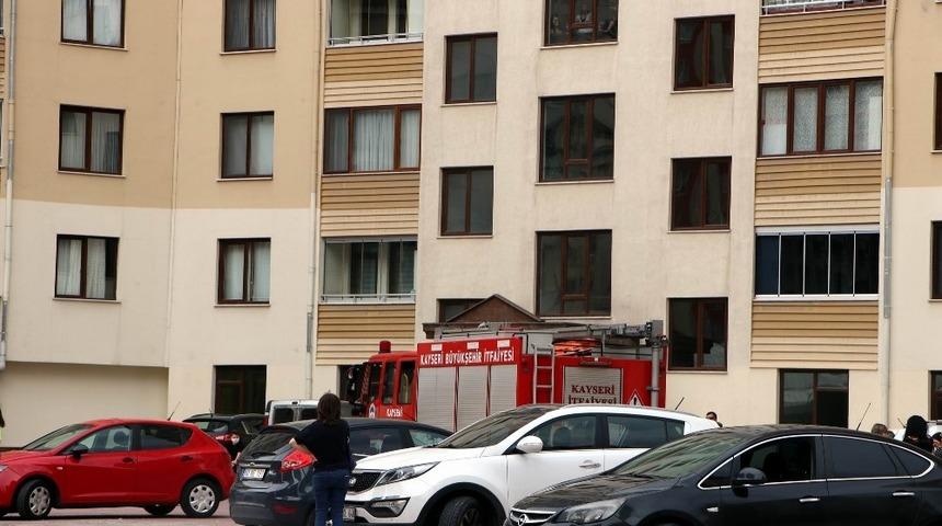 Kayseri&rsquo;de yangın paniği