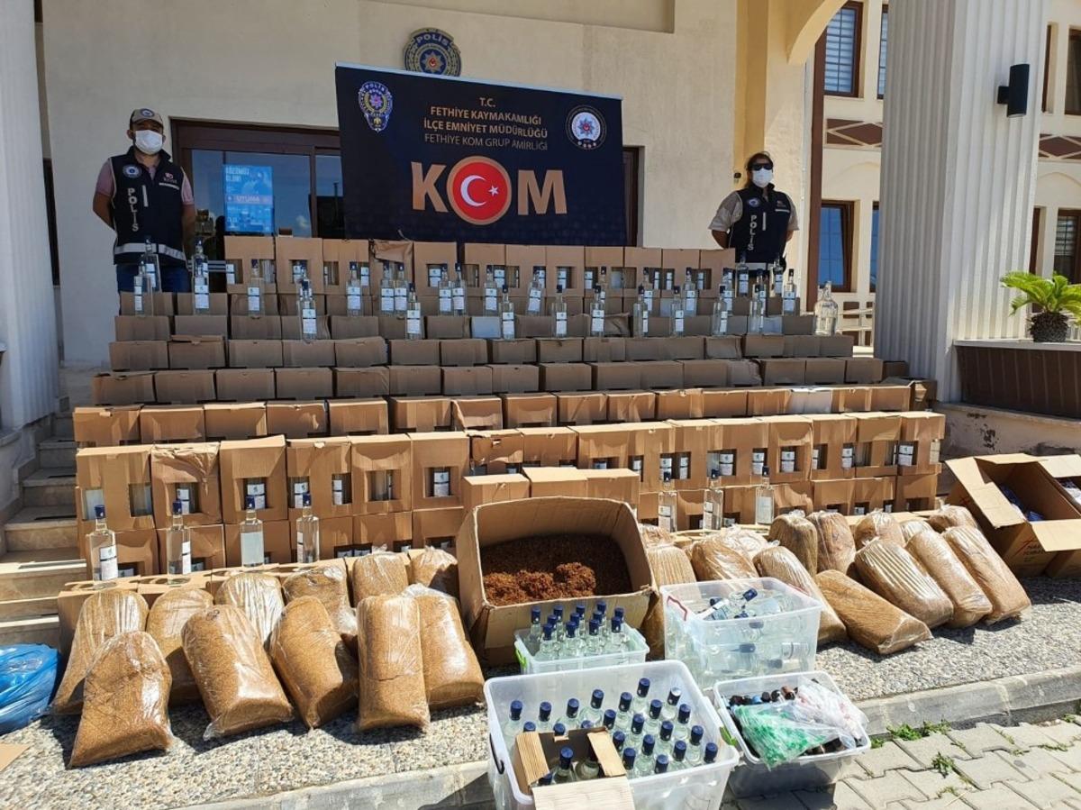 Muğla&rsquo;da 300 kilo bandrols&uuml;z t&uuml;t&uuml;n ele ge&ccedil;irildi