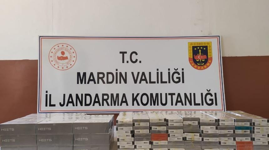 Mardin’de jandarma 40 bin TL değerinde kaçak sigara ele geçirdi