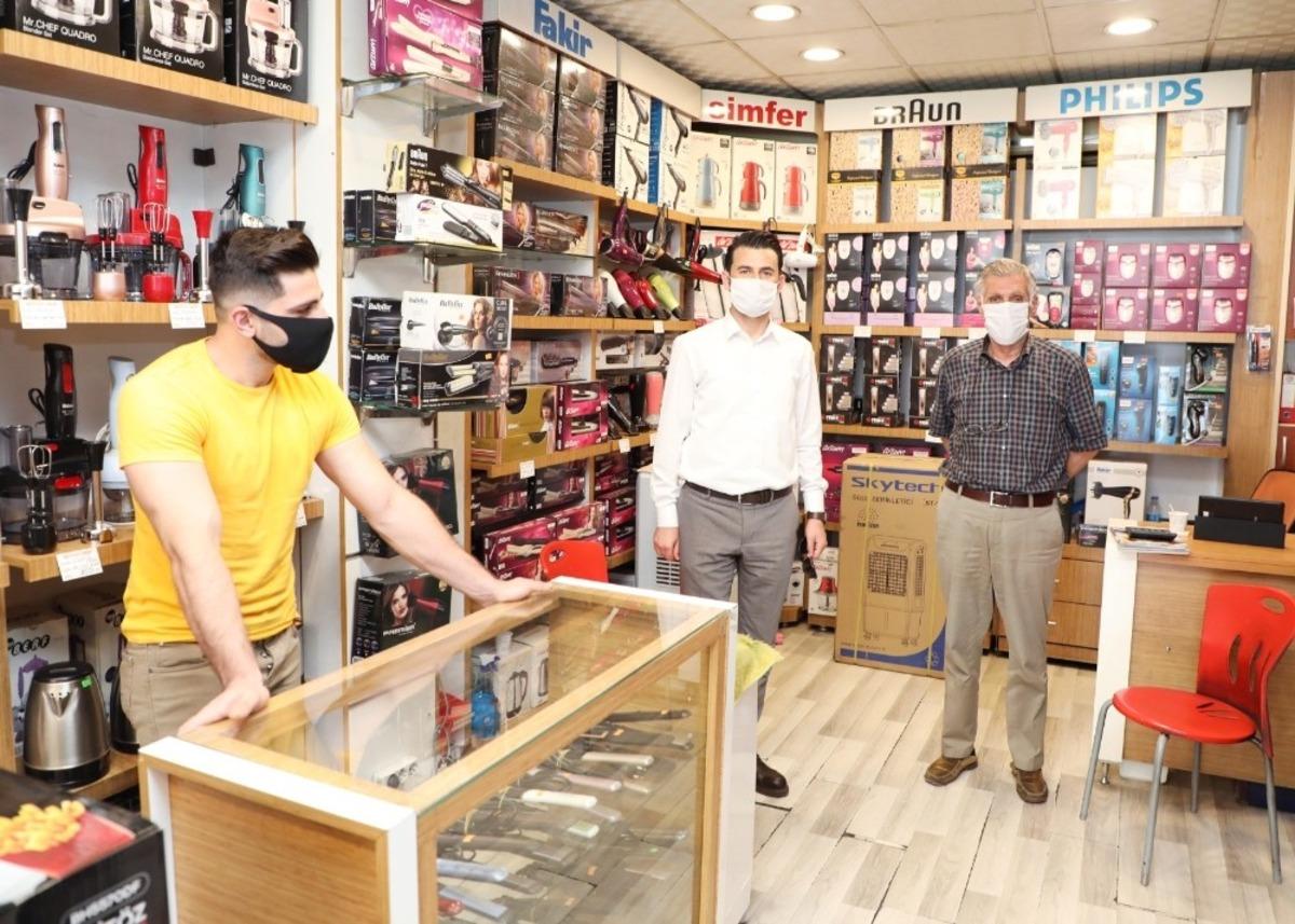 Başkan Beşikci&rsquo;den esnaf ziyareti