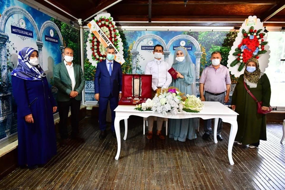 Yeşilyurt Belediyesi&rsquo;nde nikah işlemleri normalleşme s&uuml;recine uygun yapılıyor