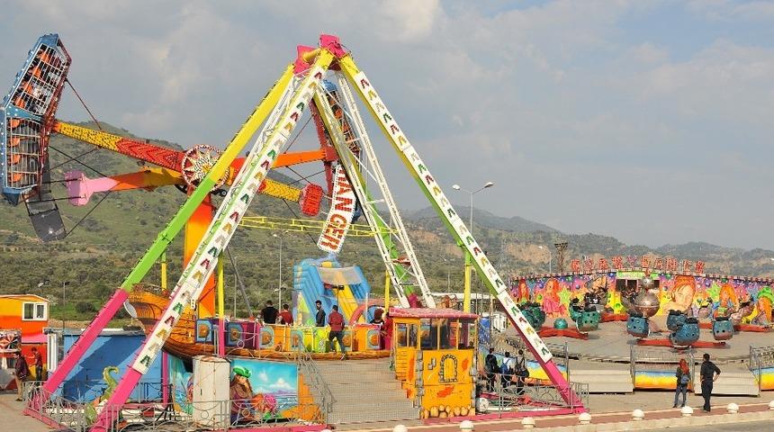 Aydın’da lunapark kazası