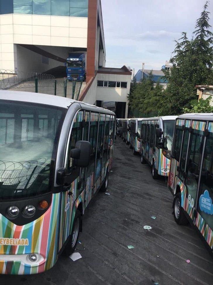 Adalar'da kullanılacak elektrikli araçlar görüntülendi G2