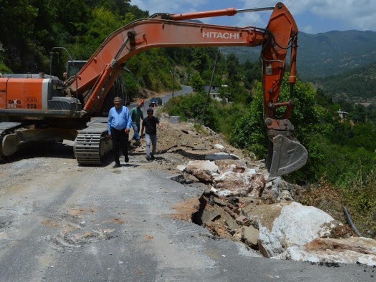 Alanya kırsalında yoğun &ccedil;alışma