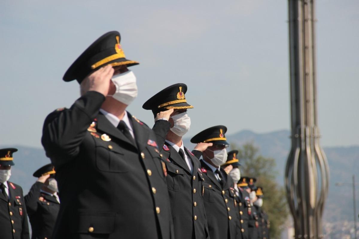 Jandarma teşkilatının 181. yaşı İzmir&rsquo;de t&ouml;renle kutlandı