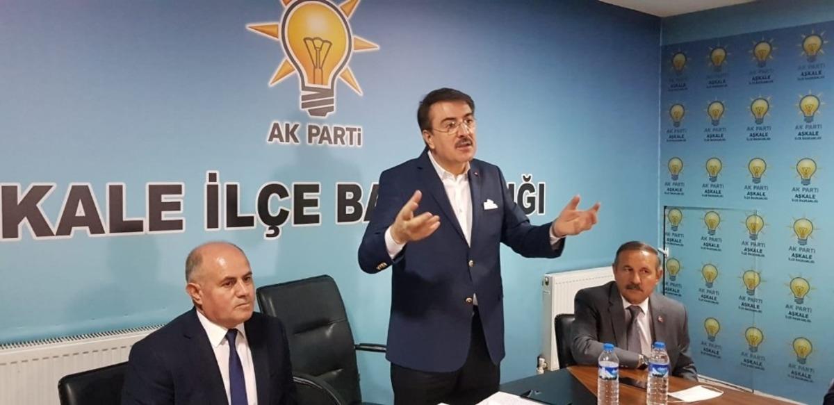 Milletvekili Aydemir Aşkale&rsquo;de incelemelerde bulundu
