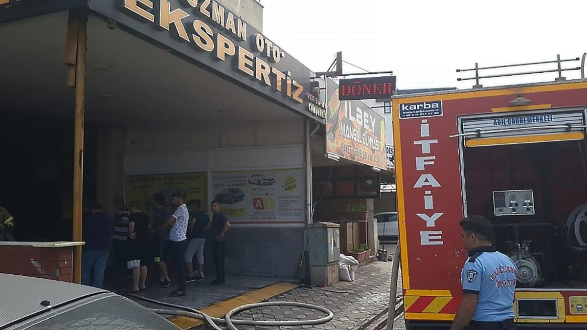 Sanayide korkutan yangın