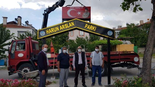 Şehidin ismi bu parkta yaşayacak