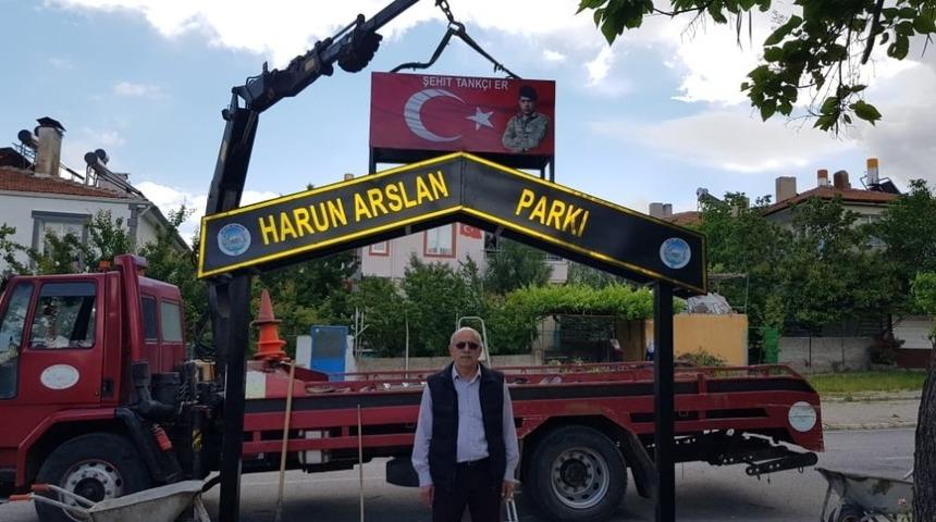 Şehidin ismi bu parkta yaşayacak
