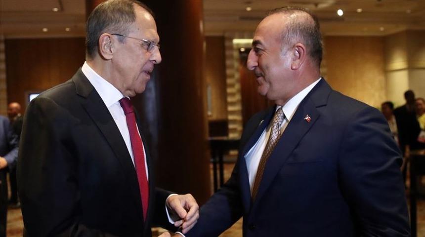 Bakan Çavuşoğlu ve Rus mevkidaşı Lavrov görüştü