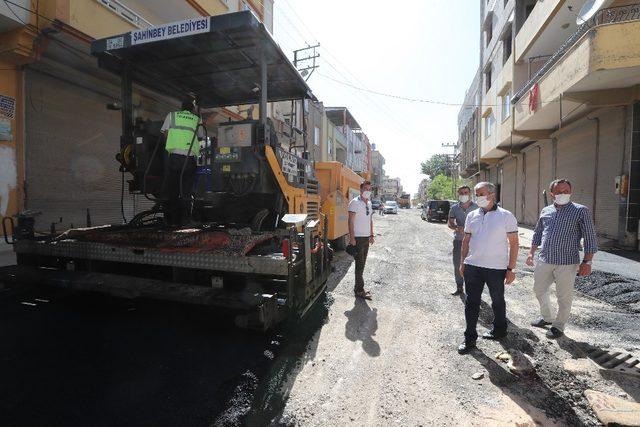 Şahinbey’de asfalt çalışmaları son sürat