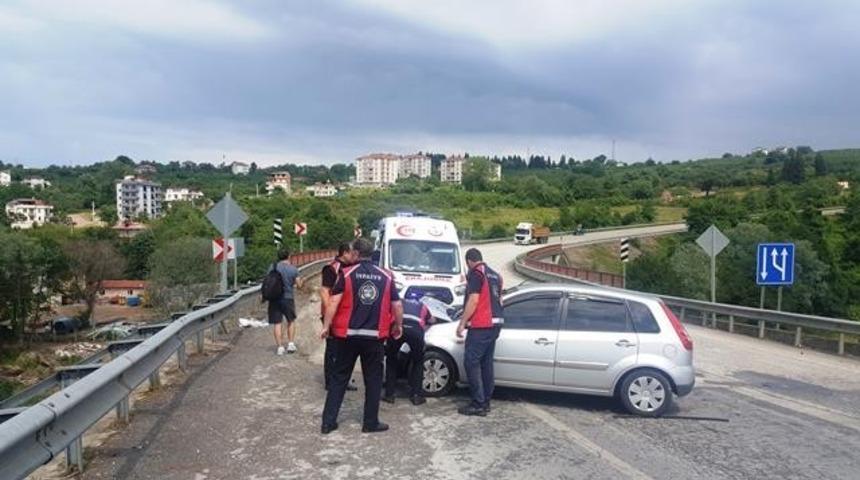 Akçakoca’da trafik kazası: 2 çocuk yaralandı
